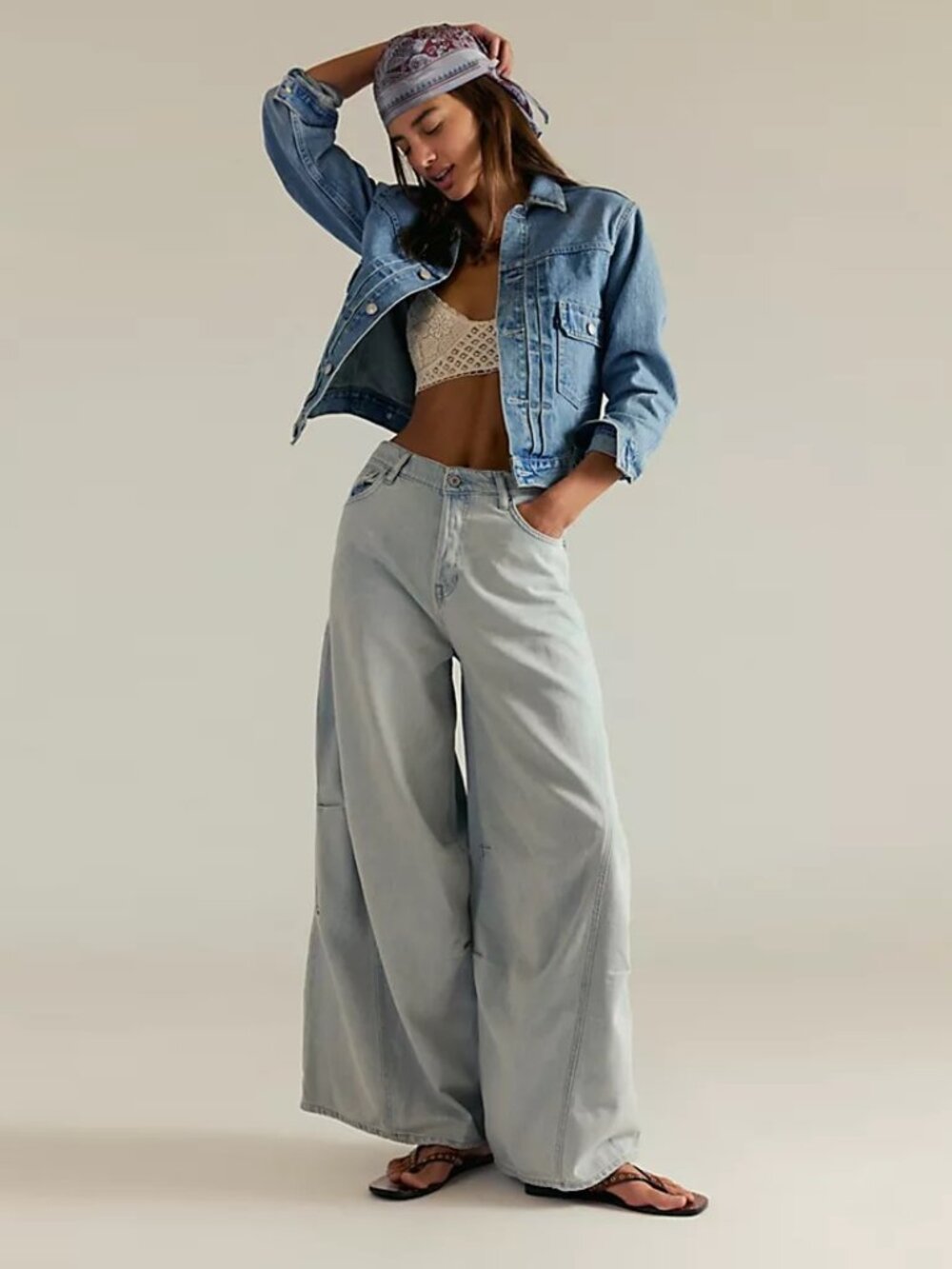 Free People Westward Demi Jeans NWT - Picture 6 of 14